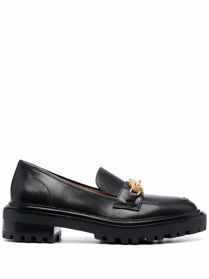 Tory Burch Jessa chain-link loafers - ShopStyle
