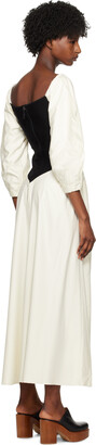 Gabriela Hearst Off-White Lani Midi Dress