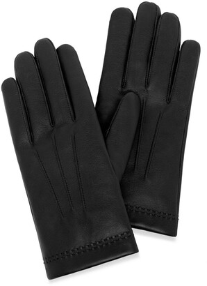 Mulberry Men's Soft Nappa Gloves Black Nappa Leather