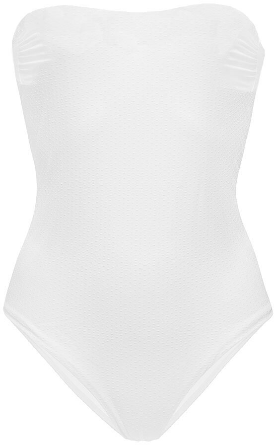 Sense Swim Bandeau OnePiece Swimsuit Grace Coral White ShopStyle