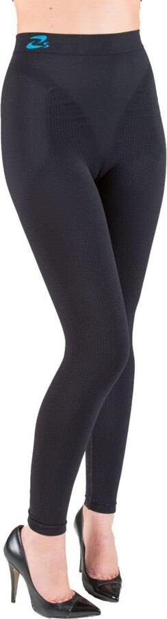CzSalus Anti cellulite slimming leggings (Fuseaux) + silver - Black size XXL