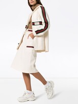 Thumbnail for your product : Gucci Web stripe-detail skirt