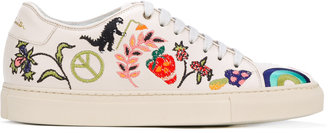 Paul Smith embroidered motif Basso sneakers - women - Calf Leather/Leather/rubber - 37
