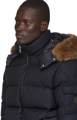 Moncler Navy Down Allemand Jacket - ShopStyle