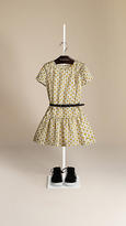 Thumbnail for your product : Burberry English Floral Print Silk Dress