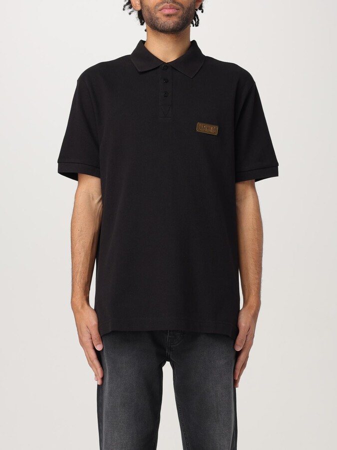 Versace Jeans Couture Polo Shirt Men color Black