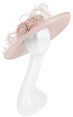 Rachel Trevor-morgan Feathered Side Sweep Hat
