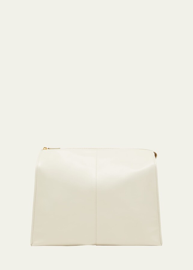 THE ROW Bourse Calfskin Clutch Bag - Bergdorf Goodman