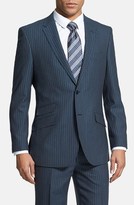 Thumbnail for your product : English Laundry Trim Fit Stripe Suit