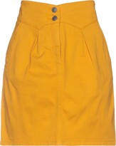 Thumbnail for your product : Naf Naf Mini Skirt Ocher