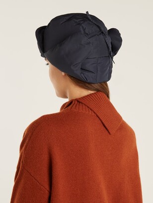 Federica Moretti Quilted Hat - Navy