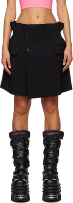Vetements White & Black Monogram Miniskirt - ShopStyle
