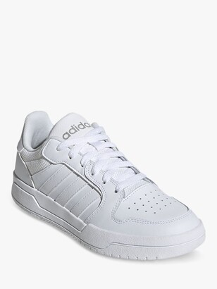adidas Entrap Leather Trainers, White