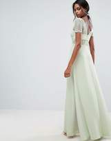 Thumbnail for your product : ASOS DESIGN Lace Insert Paneled Maxi Dress