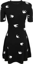 Thumbnail for your product : McQ Alexander Ueen Swallow Print Scoop Neck Dress
