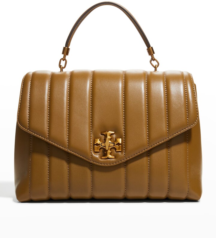 Tory Burch Kira Quilted Top-Handle Satchel Bag - ShopStyle