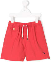 Thumbnail for your product : Ralph Lauren Kids embroidered logo swim shorts