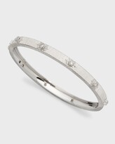 Thumbnail for your product : Buccellati Macri 18k White Gold Diamond Bangle Bracelet