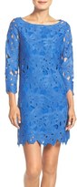 Thumbnail for your product : Felicity & Coco Floral Lace Shift Dress (Nordstrom Exclusive)