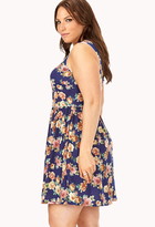 Thumbnail for your product : Plus Retro Floral Fit & Flare Dress