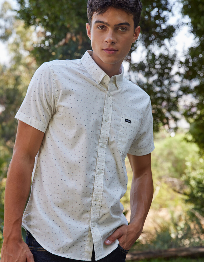 RVCA Men's Short Sleeve Shirts | ShopStyle