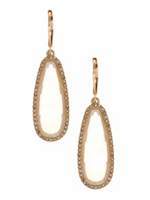 lonna & lilly Studded goldtone drop earrings