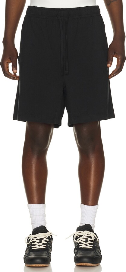 SKIMS Jersey Lounge Relaxed Short in Black