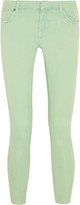 Thumbnail for your product : Christopher Kane Engineered mid-rise skinny jeans
