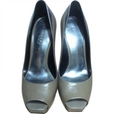 Thumbnail for your product : Barbara Bui Khaki Leather Heels