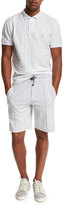 Thumbnail for your product : Brunello Cucinelli Seam-Detail Drawstring Spa Shorts, Gray
