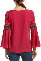 Thumbnail for your product : VOOM by Joy Han VOOM BY JOYHAN Bell-Sleeve Top