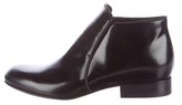 Thumbnail for your product : Celine Patent Leather Round-Toe Booties