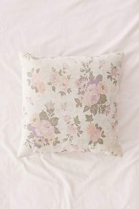 Juliana Floral Acid Wash Denim Pillow