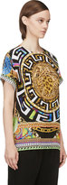 Thumbnail for your product : Versace Yellow Psychedelic Printed Silk T-Shirt