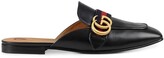 Thumbnail for your product : Gucci Web-trimmed slippers