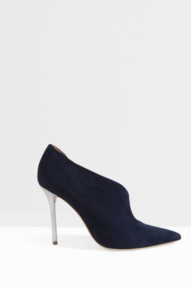 Malone Souliers Crystal Heeled Boot Suede