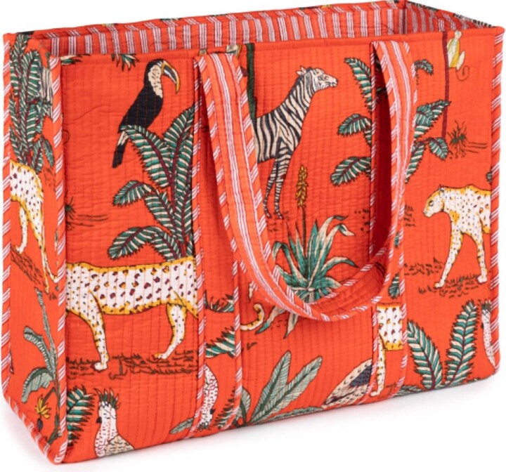 Samser Designs Women's Tiger Totes In Orange ShopStyle