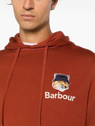 MAISON KITSUNÉ x Barbour MK Fox Head hoodie - ShopStyle MAISON KITSUNÉ x Barbour MK Fox Head hoodie - ShopStyle
