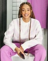 Thumbnail for your product : Bershka zebra print jumper in lilac