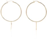 Thumbnail for your product : Dru 14kt Gold Shield And Cross Hoop Earrings