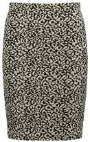 Thumbnail for your product : M&Co Petite animal jacquard print skirt