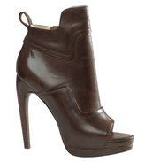 Thumbnail for your product : Max Studio Kami - Leather Open-Toe Booties