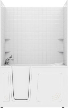 Therapeutic Tubs Aspen Thermalpeutic Heated 60" x 32" Walk-In Soaking Bathtub