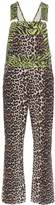 Thumbnail for your product : Ganni Tiger And Leopard Print Denim Overalls
