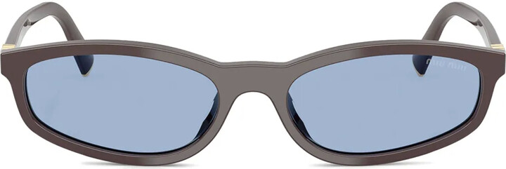 Miu Miu Eyewear Geometric-Frame Sunglasses