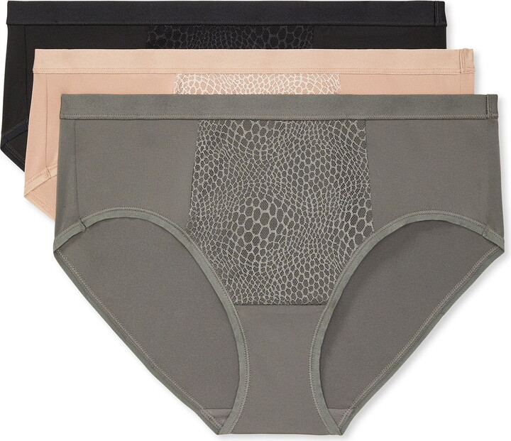 Warners Blissful Benefits Warners® Blissful Benefits Tummy-Smoothing Comfort Microfiber Hipster 3-Pack