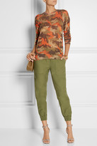 Thumbnail for your product : MICHAEL Michael Kors Camouflage-print knitted sweater