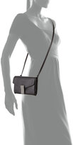 Thumbnail for your product : Brunello Cucinelli Mini Envelope Clutch Bag with Monili Closure, Black