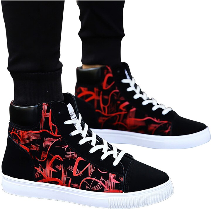 slip on high top sneakers mens