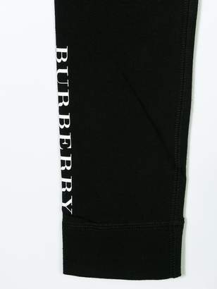 Burberry TEEN branded leggings
